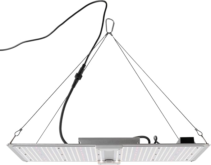 DYNAMI LED Grow LightDimmable Full Spectrum Growth LightIndoor Grow Lamp for PlantsSeedling Veg and Bloom Grow Lamp for Grow Tentw/Hanging Kit (220W)