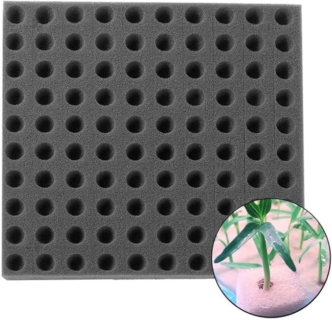 Dirt Resistant Seedling Sponge Soilless Cube Seedling Hydroponics Square Growth Sponge Foam for Greenhouse Cultivation Sponge Soilless Cube