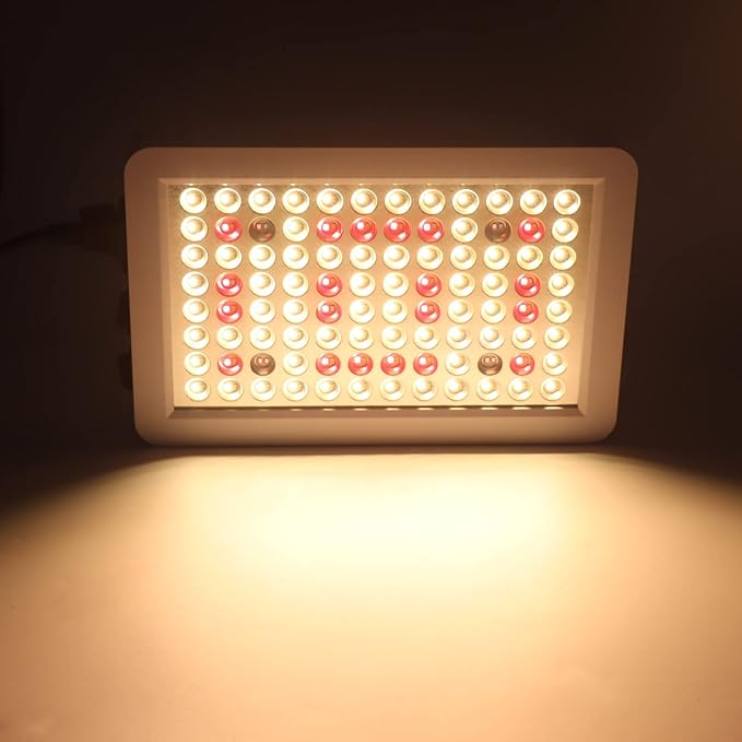 Plant Lights Bulb Panel Full Spectrum Grow Light Panel IP20 for Home (US Plug)