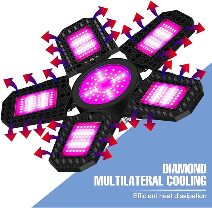 250W LED Plant Cultivation Light Seeds Adjustable Panels Lamp 110V Deformable Sunlight Plants 100-277V Full Spectrum Lamps E27/ E26 Greenhouse Tent Planting Box Sunlight Indoors Vegetable Fill Lights