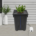 Hydroponics Growing System: 7.13Gal Culture Bucket with Top Drip Irrigation Quiet Air Pump IPX4 Protection for Indoor Plant Vegetable and Fruit Gardening
