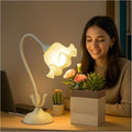 Table Top Grow Light for Indoor Plants – Decorative Desk Plant Light for Succulents Bonsai Cactus Adjustable Desktop Grow Lights with Base Cute Office Mini Grow Lamp