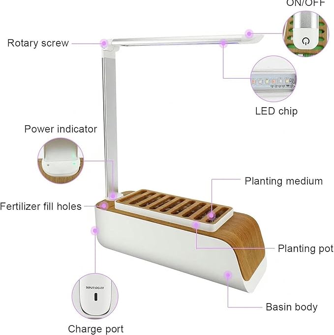 System of Hydroponic Culture of Interior House Cultivation Light Retractable Light Post Automatic Filling Light Interior Herbal Kit Suitable for Planting