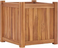 YAFF Raised Bed 15.7x15.7x15.7 Solid Wood Teak