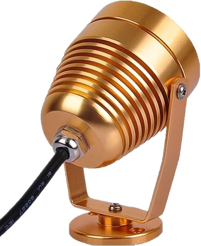 LED Beam Spotlight - Outdoor Landscape Lighting Tools LED Fountain Decorative Light Sources Building Exterior Wall Projection Lights Narrow Beam Spotlight BuGreen 3W AC24V