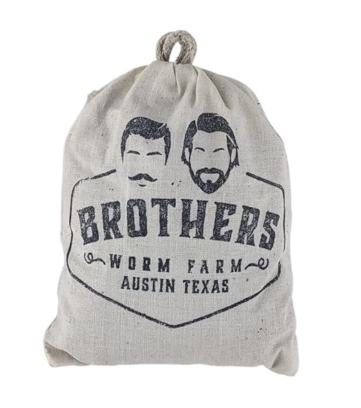 BROTHERS WORM FARM - 1/2 LB (~500) Red Wiggler Compost Worm Blend. Live Worms for Composting and Creating Worm Castings at Home. Ideal for Worm Composters Gardens and Worm Bins.
