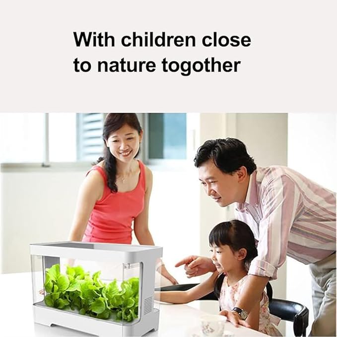 30 Pods Indoor Herb Garden Kit Hydroponics Growing with 20W LED Grow Light Automatic Timer Germination Kits 4L Water Tank