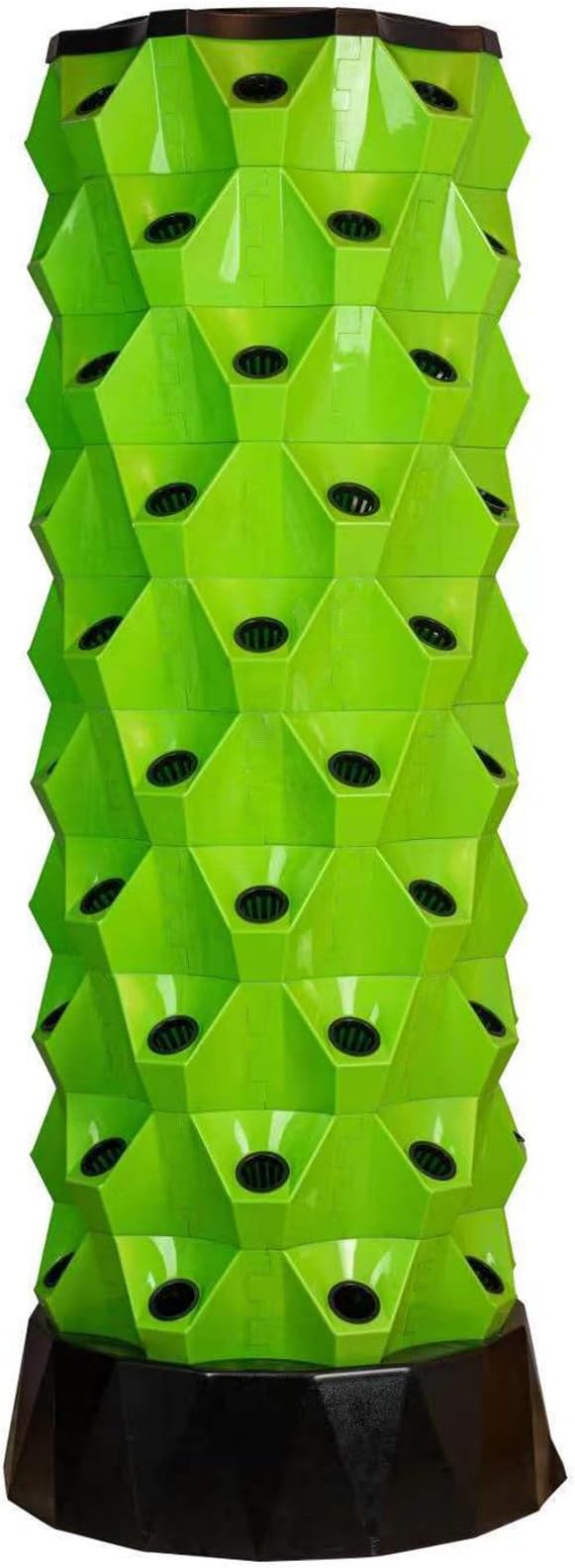 Hydroponics Tower SetGarden Hydroponic Growing Vertical Tower Vegetable Plant Tower Gift for Gardening LoverAutomate Aeroponics Mini Indoor Outdoor Home Grow HerbGreen-10floors