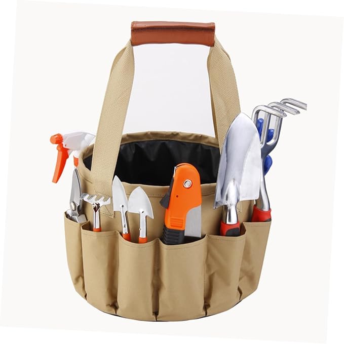 10pcs Aluminium Alloy Garden Tool Set Multi-Purpose Gardening Supplies Shovel Rake Gloves More for Planting and Weeding Tasks