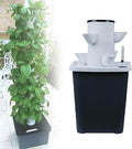 Hydroponics Growing System Vertical TowerHydroponic Vertical Tower 2/3/4/5/6 -Story 10/15/20/25/30-hole hydroponic Tower hydroponic Planting System for Gardening Lover (2 layers/10 Holes)