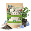 BuildASoil Vegan Bloom Booster &amp Flower Fertilizer - Plant Food for Organic Hydrangea Roses Hibiscus and Vegetables - Natural Soil Flower Food - Best Fertilizer for Vegetable Garden - 1 LB Bag