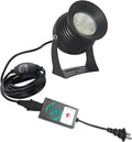 Outdoor LED Spotlight Timer Waterproof Bright Outdoor Flag Light Landscape Automatic Mini Lawn Lamp 7W Graden Lights Lawn Decorative Lamp with Plug Courtyard Front Yard Warm White WJTG0010
