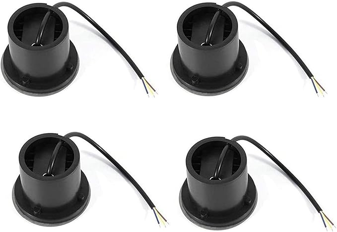 4PCS Underground Light LED 85-265V Landscape Lights IP67 Waterproof Path Light Underground Light LED Landscape In-ground Well Lights Decorative Spotlight Buried Lights