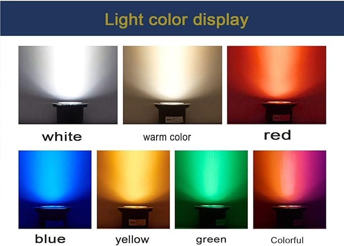 4PCS Underground Light LED 85-265V Landscape Lights IP67 Waterproof Path Light Underground Light LED Landscape In-ground Well Lights Decorative Spotlight Buried Lights