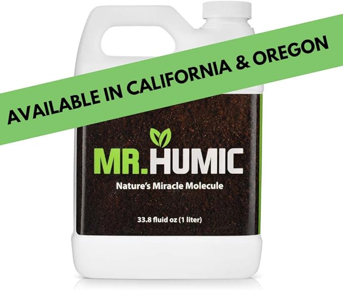 Organic Humic Acid Plant Amendment Natural Humic Soil and Hydroponic Nutrient Enhancer - Lawn and Garden Growth Plant Health (1 Liter)