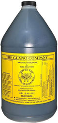 Hydrofarm GUBS128C Super Bat Budswel Organic Hydroponic Liquid Nutrient Solution for Strong Blooms in Garden Soil Flowers and Plants 1 Gallon