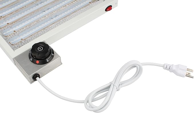 The LED Panel with UV 365nm Light 1X1Ft/50W &amp Build-in Timer120-277V Input Great for a Stand Along LED Grow Lights or Boost UV Input to get Strong and Fast Growing. (1X1Ft/50W)