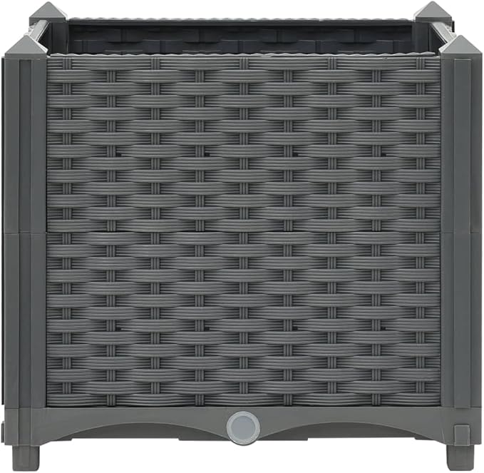 Raised BedGarden PlantersGarden PlantersGarden CenterpiecesGarden BedsRaised Beds for Growing FlowersHerbs and Fruits15.7x15.7x15 Polypropylene