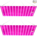 2Pack 200W LED Plant Light 110V Indoor Seedings Cultivation Grow Lights AC100-277V Hydroponic Planting Lights UV/IR Greenhouse Tent Succulent Vegs Potting Flowers Fruits Cactus Moss Filling Lights