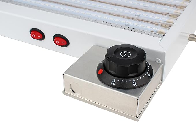 The LED Panels line with UV 365nm Light 2X4Ft/300W &amp Build-in Timer120-277V Input Great for a Stand Along LED Grow Lights or Boost UV Input to get Strong and Fast Growing. (2X4Ft/300W)