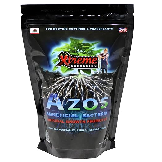 Xtreme Gardening AZOS 8 lb – Beneficial Nitrogen-Fixing Bacteria for Plants &amp Trees – Natural Root &amp Growth Promoter for Cloning Seedlings &amp Transplants