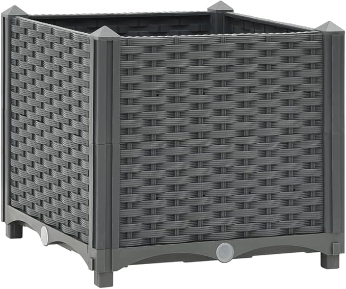 SKM Raised Bed 15.7x15.7x15 Polypropylene-04011026