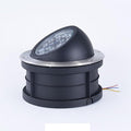 Outdoor Ground Light 60° Embedded Polarized Spotlight IP66 Waterproof AC85-110V LED Underground Light for Garden Deck Driveway Patio Decorative Landscape Light