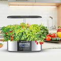 21 Pods Indoor Gardening with LED Grow Light Height Adjustable Plants Germination Kit Quiet Smart Pump - Hydroponic Planter Fresh Harvest for Home