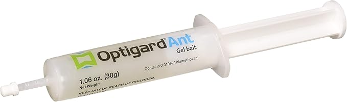 Syngenta - TRTD11568 - Optigard Ant Bait Gel Box - 4 Tubes w/ Plunger - 30g each tube White