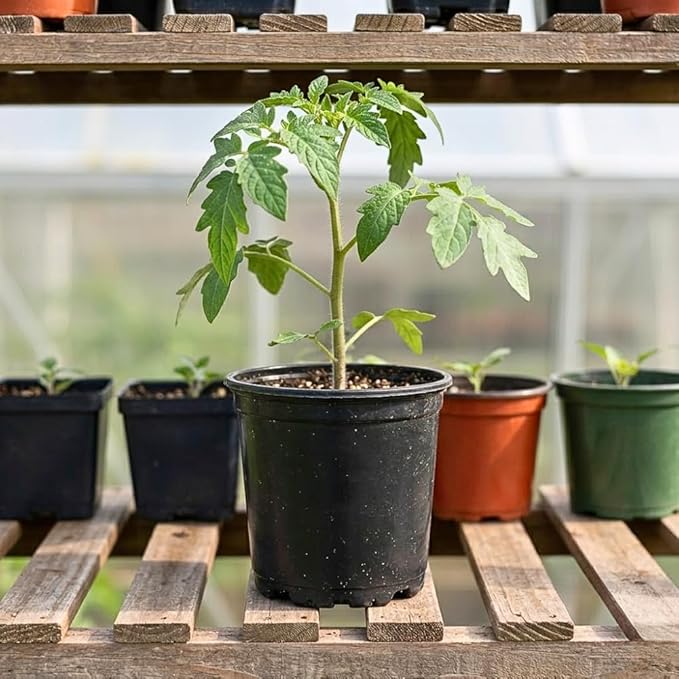 Red Tomato Live Plant Tomato Plant Live Long Red Sweet Fruit Plants from 4-7 Inches in Height 4 Inch Pot for Growing
