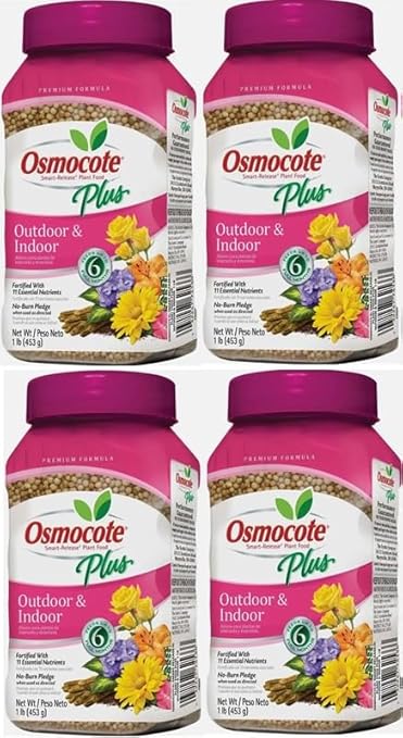 Osmocote Smart-Release Plant Food Plus Outdoor &amp Indoor 1 Lbs. (4)