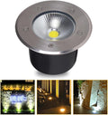 LED Underground Light IP66 Waterproof Decorative Landscape Lights AC85-110V Outdoor Recessed Ground Light for Garden Deck Step Stairs Driveway Spotlight