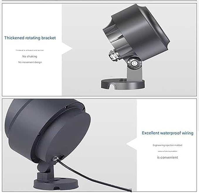 Outdoor LED Spotlight - Landscape Lamp 220V IP65 Waterproof Lawn Projector Floodlight Tree Lighting for Hotel Exterior Wall Contouring Landscaping Projects(B-Neutral Light6 * 1W)