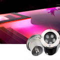 Outdoor Buried Lights - IP67 Waterproof LED Landscape Lamp Recessed Deck LED Spotlight AC85-265V Low Voltage Well Lights for Pathway Garden Yard(Red Light15 W)
