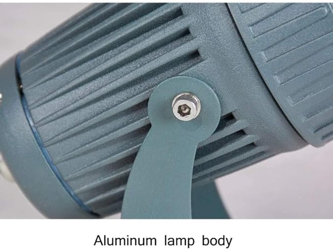 10W Outdoor Led Spotlight Waterproof Led Landscape Spotlights Illumination Six Light Colgarden Beam Pathway Lighting/Blue Light