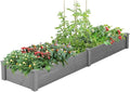 Sturdy Outdoor Raised Garden Bed for Vegetables Flowers and Herbs – Easy Assembly Wooden Planter Box with Solid Construction (96 Raised Garden Bed)