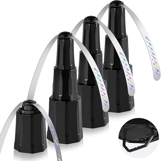 Fly Fans for Tables Bug Fans with Holographic Blades Battery Operated Fly Repellent Fan Keep Flies Away from Picnic BBQ Restaurant Party Indoor and Outdoor 4 Pack