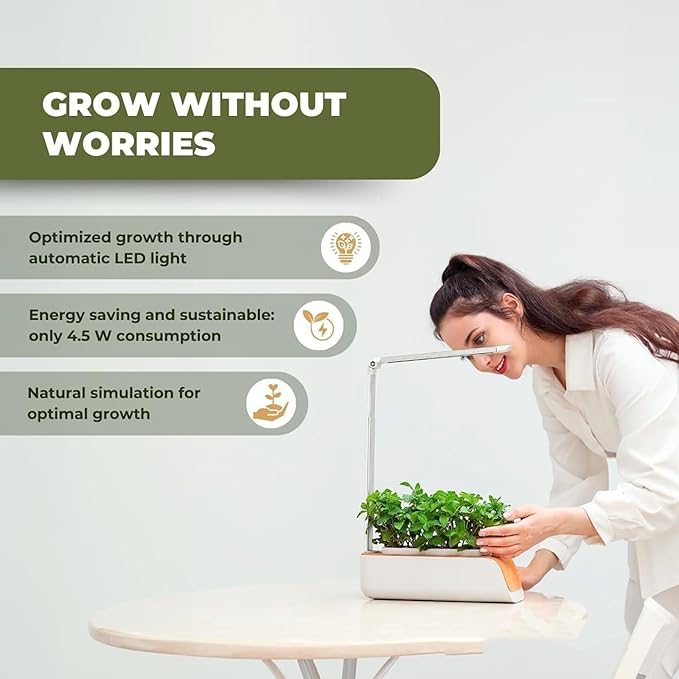 Premium Quality Growing System Hydroponics Growing System Indoor Garden Herb Garden Kit Indoor Suitable for Growing Vegetables Spices and Fruits