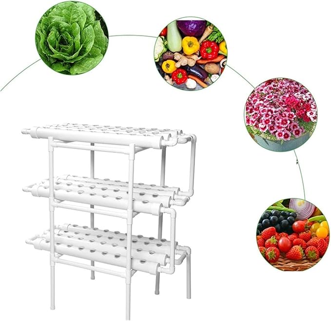Hydroponics Growing System Smart Planter Frame with Full Spectrum LED Lights Automatic Timer Intelligent Garden ToolsHydroponic Growing Kits &amp Systems