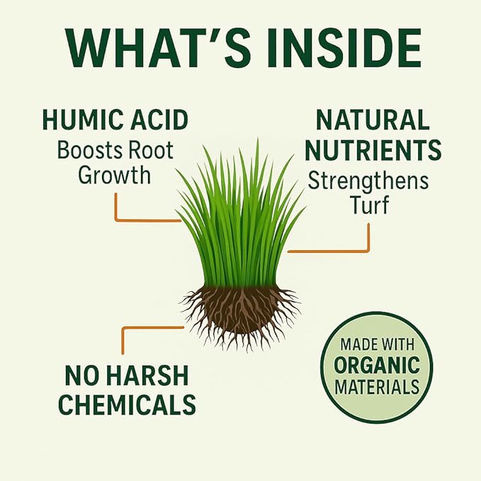 GS Plant Foods Green Envy Liquid Lawn Food – Fall &amp Winter Lawn Prep Fertilizer for Strong Roots and Resilient Grass Suitable for Organic Growing (1 Gallon)