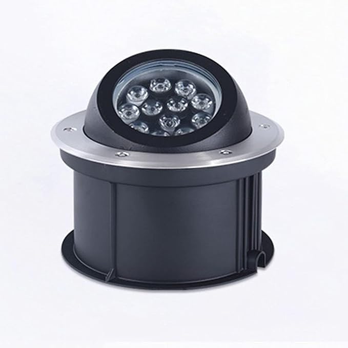 Adjustable Landscape Lights Recessed LED Outdoor Spotlight IP67 Waterproof Spotlights for Illuminating Palm Trees Stone Walls