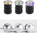 Outdoor Landscape Lamp - LED Buried Lights Recessed LED Spotlight One/Two/Four Side Decorate Lighting Wall Light IP67 Waterproof Garden Decoration Ground Light1w-Warm White-42MM-B