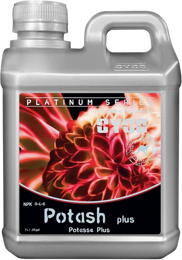 CYCO Potash Plus Liquid Nutrient for Hydroponic Plants 0-4-6 1 Liter
