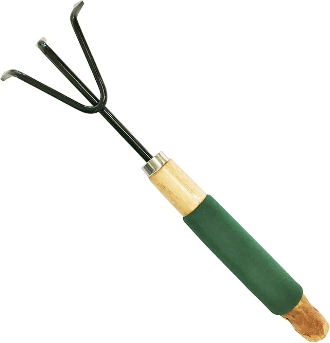 Complete 9pc Home Garden Tools Set for Mom with Fork Hoe Rake Shovel Spade Digger and Gloves