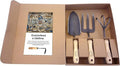 Dewit 3-Piece Tool Gift Set with 3-Tine Cultivator Forged Trowel and Forged Hand Fork