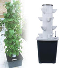 Hydroponics Growing System Vertical TowerHydroponic Vertical Tower 2/3/4/5/6 -Story 10/15/20/25/30-hole hydroponic Tower hydroponic Planting System for Gardening Lover (4 layers/20 Holes)