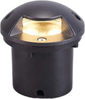 Round Landscape Lighting LED Underground Light Aluminum Driveway Lights Low Voltage 12V-24V IP65 Waterproof Ground Spotlight for Driveway Deck Step Garden Outdoor Lighting