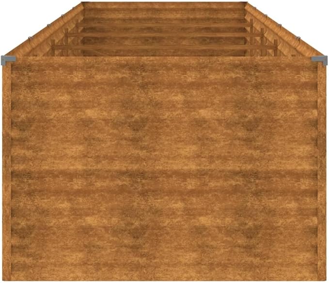 vidaXL Raised Garden Bed Outdoor Planter Box for Vegetables Flowers Planter Stand Garden Pot for Patio Backyard Outdoor Corten Steel