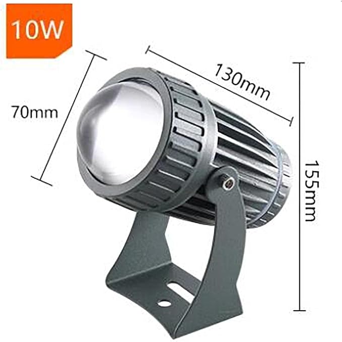 10W LED Spot Lights - Waterproof Outdoor Wall Lamp AC 220V Adjustable Narrow Beam Landscape Light (Red 20W Green 10W)