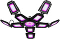 400W Deformable E27/ E26 Plant Cultivation Light LED Red Blue100-277V Full Spectrum Seeds Adjustable Panels Lamp 110V Greenhouse Tent Planting Box Red Blue Indoors Vegetable Flowers Fruits Lights